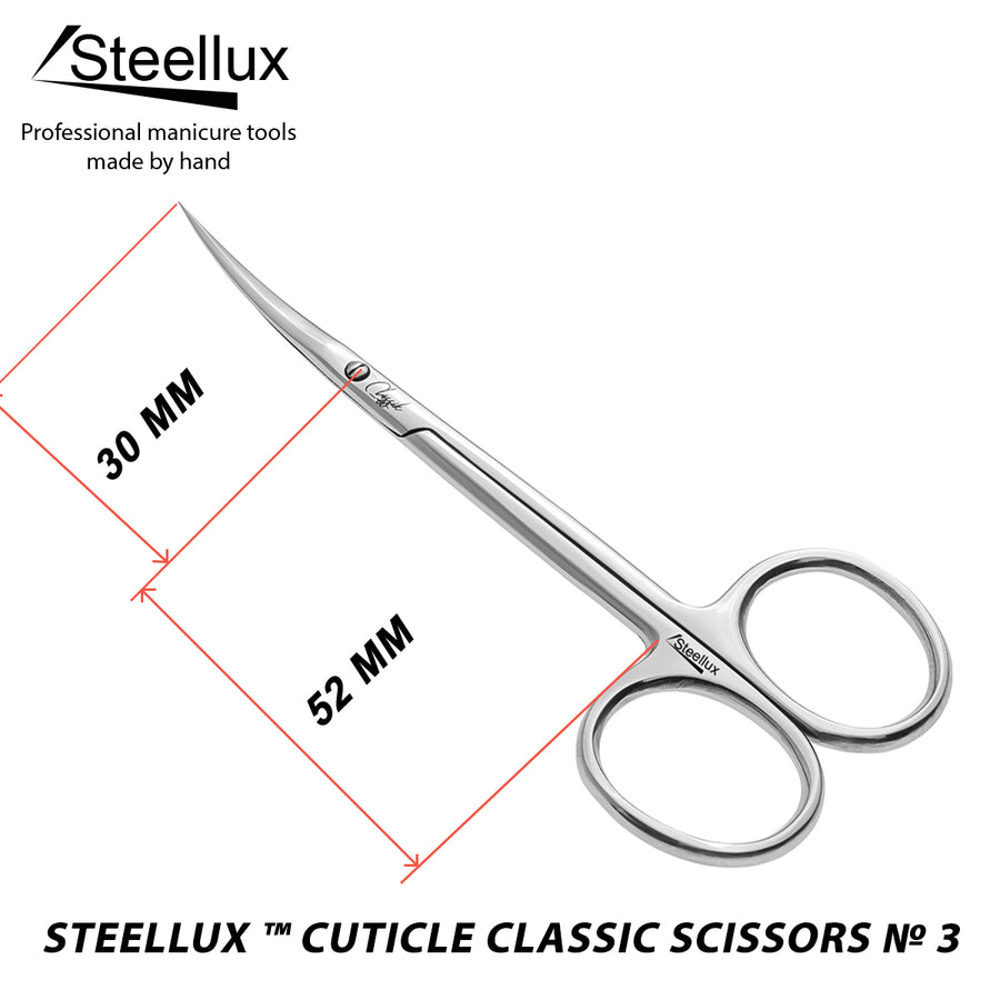 Steellux ™ (4.9/5) Classic cuticle scissors